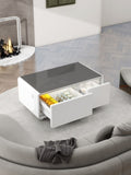 Party time modern style LED display Refrigerator coffee table in White color B009P239121