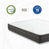 ZNTS EGO Hybrid 10 Inch TwinXL Cooling Gel Infused Memory Foam and Individual Pocket Spring W125378919