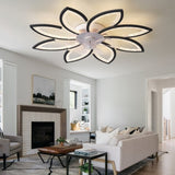35.4In Ceiling Fan with Lights, Remote Control 3 Color Temperatures,6 Gear wind Speed Fan Light W1962P291769