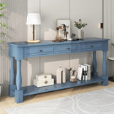 Console Table 63" Long Console Table with Drawers and Shelf for Entryway, Hallway, Living Room 60562639