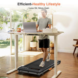 ZNTS Under Desk Treadmill, Walking Pad for Home/Office, Portable Walking Treadmill 2.25HP, Walking W2025P160493