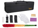 Alto Saxophone E-Flat Alto SAX Eb with 11reeds, case,carekit, Black Color 54900076