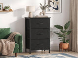 Fabric Storage Drawer Bedroom Dresser, Fabric Dresser for Closet, 3 Fabric Dresser with 68503716