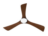 42" Solid Wood Blades Ceiling Fan with Lights Remote Control,Quiet DC Motor 3 Blade Ceiling Fans 6 W3596P460815