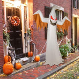 12ft 4pcs LED Lights Giant Scary Ghost Flames and Flashing Red Eyes Inflatable Halloween Decoration 70922330