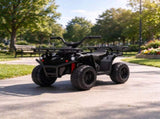 24V 4 Wheeler for Kids, Dual Motor Ride on ATV with Soft Start, Battery Display, Music & Lights, for 59764264