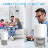 ZNTS Air Purifiers for Home Large Room up to 1120sq.ft, H13 True HEPA Air Purifiers for Pets Hair, 89721342