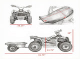 Red 6V Kids Electric Car Forward & Reverse, Wear-Resistant Wheels, for 1.5-3 Years Old 28609862