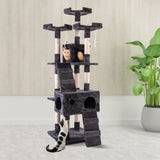 ZNTS 67'' Multi-Level Cat Tree Tower, Kitten Condo House with Scratching Posts, Kitty Play Activity W2181P152200