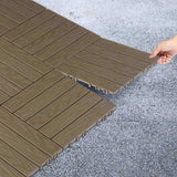 Plastic Interlocking Deck Tiles, 27 Pack, 11.8"x11.8" Waterproof Flooring Tiles for Indoor and 35651296