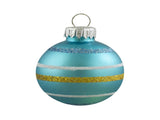 Swirl Glass Christmas Ball Ornaments - 1.5" - Multicolor - 10ct 55262309