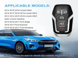 Replacement For Lincoln Ford Remote Car Key Fob 5-Button M3N-A2C31243300 53883264