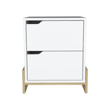Luss Nightstand, Bedside Table with 2-Drawers B200P188858
