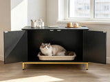 Wooden Cat Box Cabinet 81478978