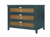 3 Drawer Cabinet,Natural rattan,American Furniture,Suitable for bedroom, living room, study 66653918