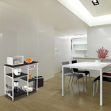 35.5" Kitchen Baker's Rack Utility Storage Shelf Microwave Stand 3-Tier 3-Tier Table For Spice Rack 41555443