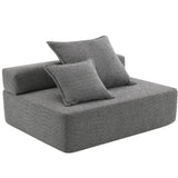 Loveseat Frame for Oversized Modular U Shaped Sectional Sofa,Luxury Boucle Floor N723P167175