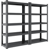 78"H 5 Tier Metal Shelves for Storage Shelving 2000LBS Heavy Duty Storage Shelves Adjustable 77724756