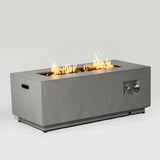 Outdoor Fire Pit Propane Fire Table with Tank Holder W853P270562