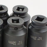 13 pc 1/2" inch Deep Impact Socket Tool Set 10-32mm Metric Garage Workshop 47989499
