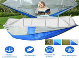 Camping Hammock, Portable Double Hammock with Net,600lbs Load 2 Persons Hammock w/Mosquito Net 83835081