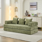 Comfy Convertible Folding Mattress Couch, Floor Bed, Chenille Floor with Armrest, Floor W1143P330251