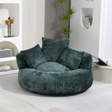 COOLMORE Lazy Sofa Durable Comfort Lounger High Back Bean Bag Chair Couch With Three Pillows for W395P252054