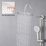 Shower Head with Handheld Shower System with 10" Rain Shower Head W1219P264266