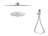 Shower System, Wall Mounted Shower Faucet Set for Bathroom with High Pressure 10" Stainless Steel W2287P182585