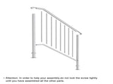Handrails for Outdoor Steps, Iron Fits 3 Step, Transitional 06570033