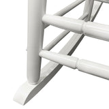 BALCONY PORCH ADULT ROCKING CHAIR - WHITE W2297P143351