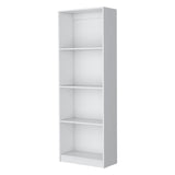 ZNTS White Tier Storage Shelves Bookcase B062P175156