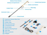 Electric Aquarium Gravel Cleaner, 137GPH Fish Tank Vacuum Cleaner, Extendable Tube 22.83in to 89110847