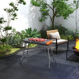 Portable Charcoal Grill, Stainless Steel Folding Outdoor BBQ Grill for Backyard Cooking, Camping, W2225142614