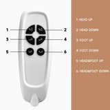 Zero-Clearance Adjustable Bed Base Frame Head and Foot Incline Quiet Motor Queen Size Zero Gravity, W1038P241393