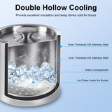 3L Ice Holder Ice Double-Wall Stainless Steel Insulated Ice Bucket 3L Ice Holder Ice 51296578