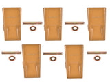 5Pcs Bucket Teeth Replacement for Cat J350 213B 214B 215B 224B 225 229 1U3352 1U3352 J350 74022528