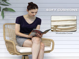 Outdoor Garden Bench Garden chair Swivel Chairs Set of 2 69125974