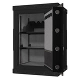 Three-lock safe, measuring 24.4 16.5 14.9 , suitable for home and office use, large steel W396P307328
