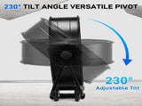 US Standard MLD-30 Industrial Drum Fan, 30 Inch 110V 230W High Velocity Floor Fan, 3 Speed Heavy 81794691
