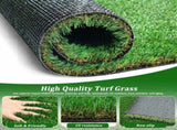 2FTX10FT Outdoor Artificial Grass Runner Rug, Thick Realistic Fake Grass Roll Decor Patio Balcony 84181290
