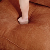 Armless sofa Velvet-Orange W3041P293509
