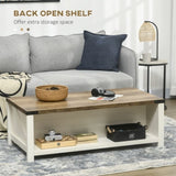 Coffee Table-Moose Brown, Arctic White 47578329