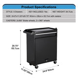 Tool Chest,5-Drawer Rolling Tool StorageCabinet with Enhanced Packaging, DetachableTop Tool Box, 36334221