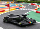Black 12V Electric Drift Go Kart Kids Ride On Vehicle with Soft Start, Music Function & Colorful 76702289