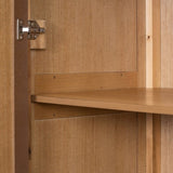 U_STYLE Sophisticated Oak Veneer Cabinet with multiple storage functions,Suitable for N711P210122A