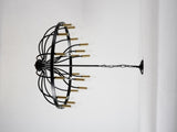 15-Light Chandelier Industrial Iron Candle Chandelier Modern Suspended Farmhouse Pendant Light W5008P479818