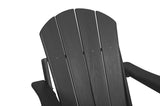 HDPE Folding Adirondack Chair with Dual Cup Holder - Composite Adirondack Chair with Wood Texture W2103P254566