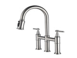 Pull Down Double Handle Kitchen Faucet 98917656