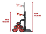 Folding Stair Climbing Dolly, 330 Lb Capacity Manual Truck Heavy-Duty Stair Climbing Hand Truck 05044185